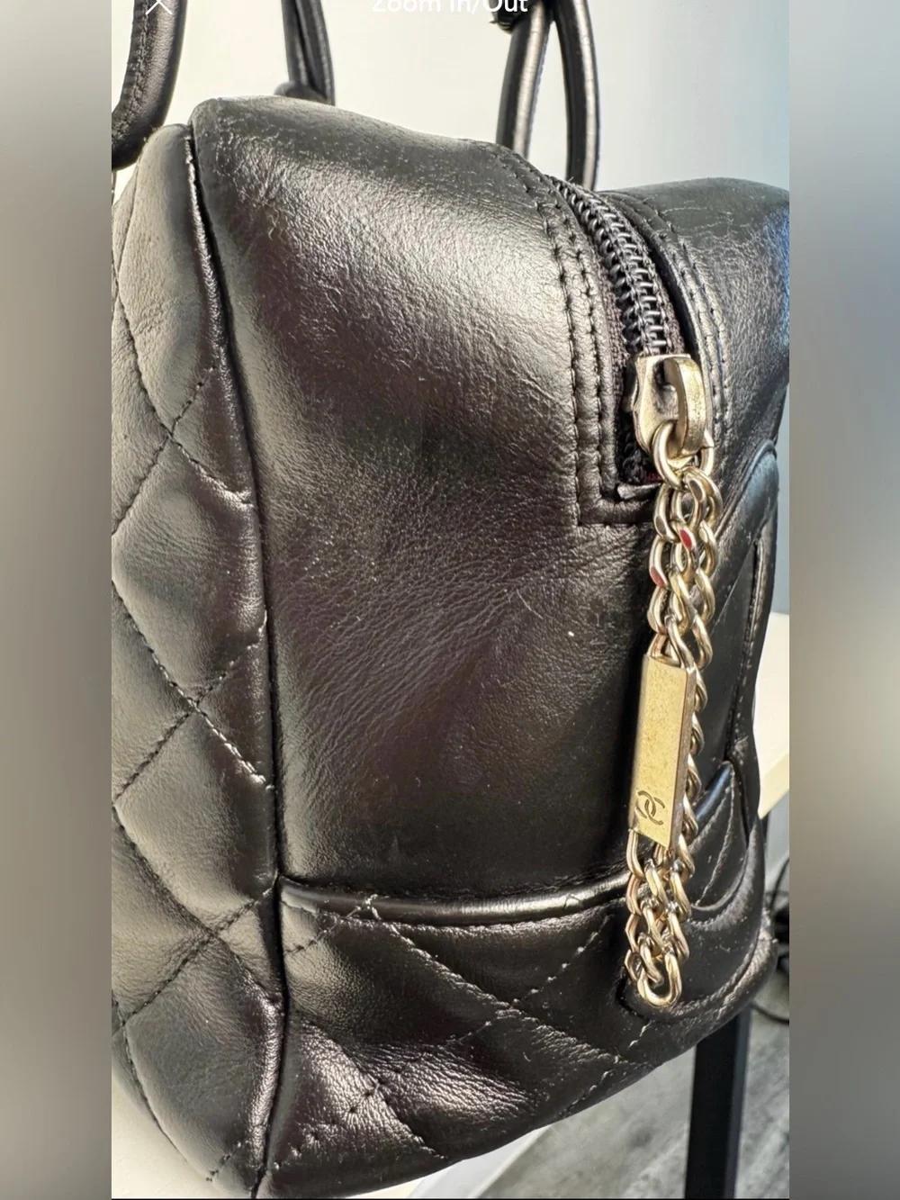 Chanel Cambon Bowler reporter Bag classic flap mini